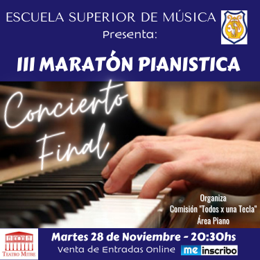 3era Maratón Pianísitica – Concierto Final